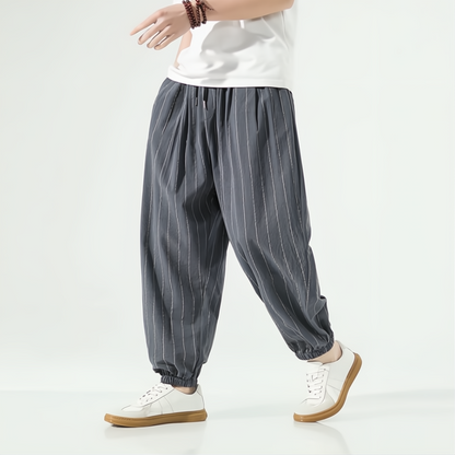 Pinstripe Athleisure Joggers