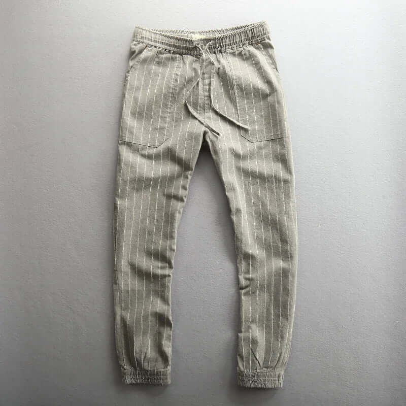 Striped Linen Pants