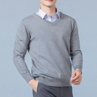 Merino V-Neck Wool Sweater