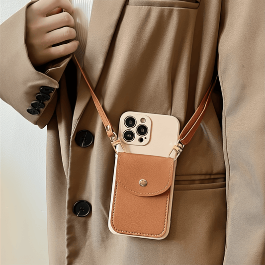 Crossbody Card Holder iPhone Case