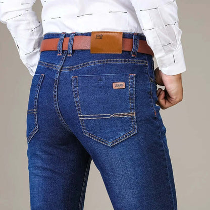 Ultra Breathable Straight-Leg Denim Jeans