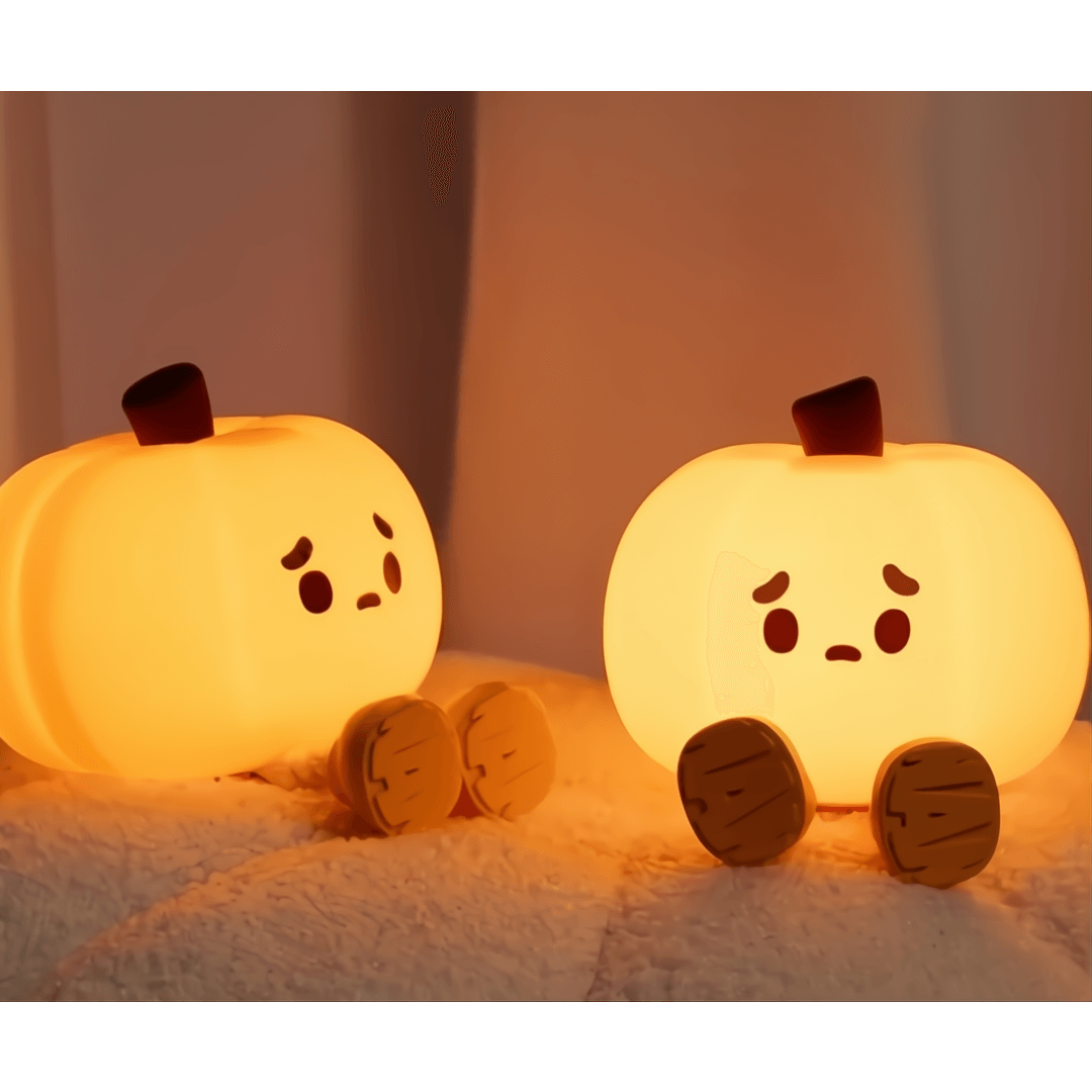 Pouty Pumpkin Night Lamp