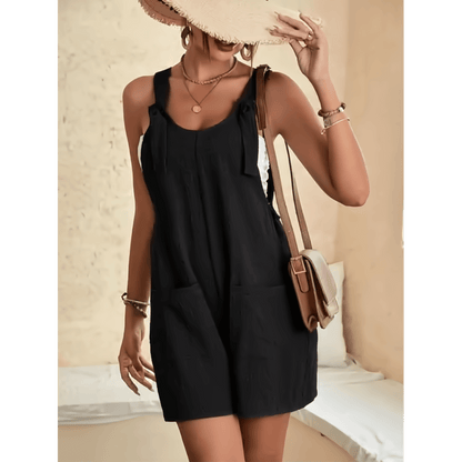 Chic Tie-Front Romper