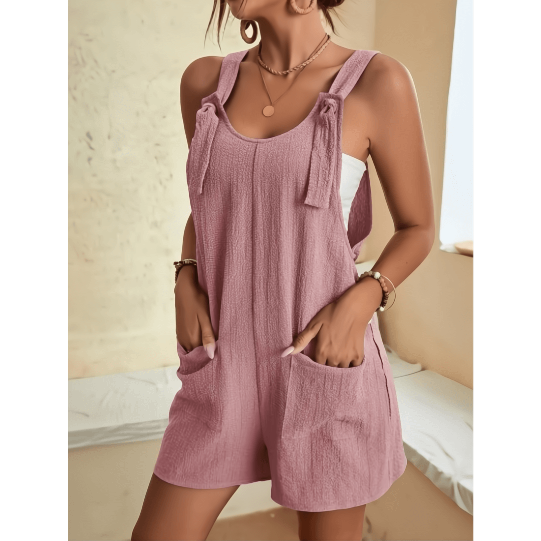 Chic Tie-Front Romper