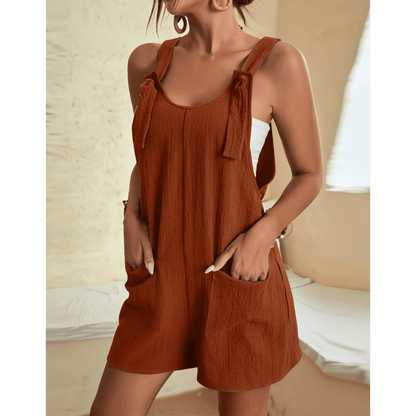 Chic Tie-Front Romper