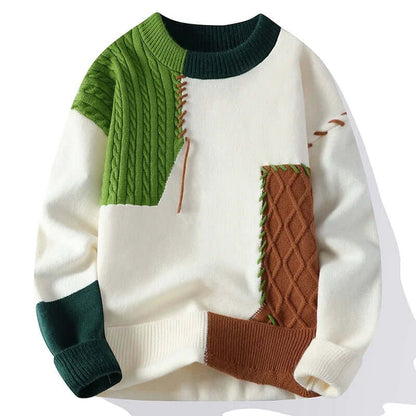 High Street Patchwork Sweater