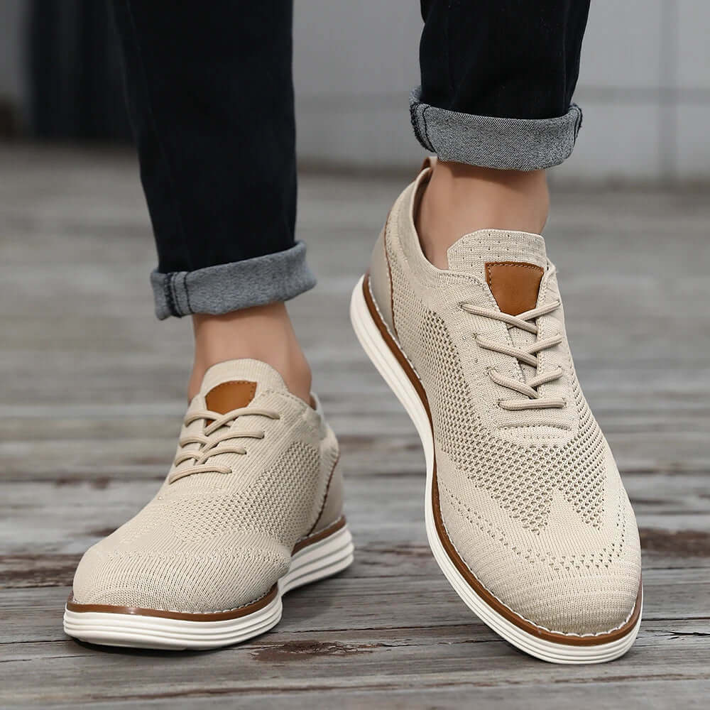 Breathable Mesh Casual Oxford Shoes