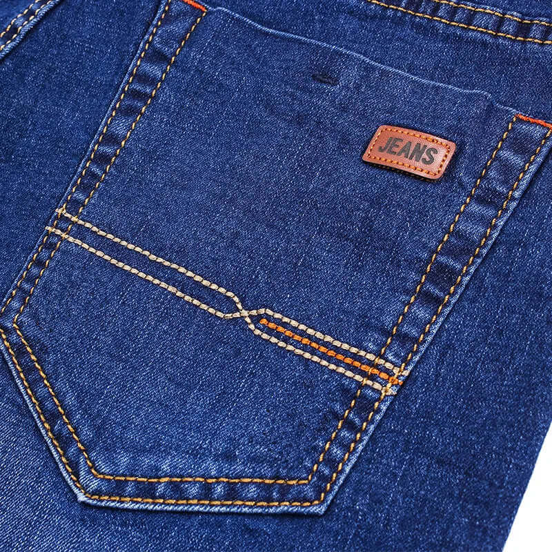 Ultra Breathable Straight-Leg Denim Jeans