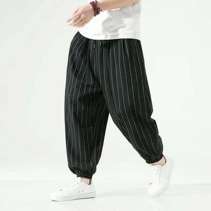 Pinstripe Athleisure Joggers