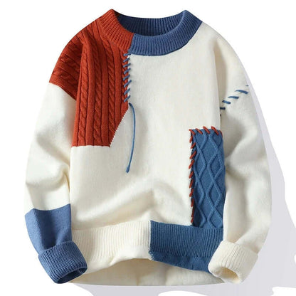 High Street Patchwork Sweater