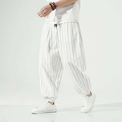 Pinstripe Athleisure Joggers