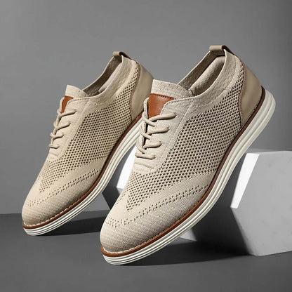 Breathable Mesh Casual Oxford Shoes