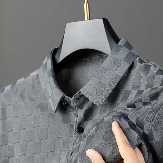 Modern Fit Jacquard Polo