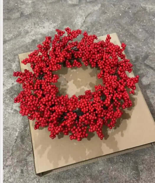 Faux Red Berry Wreath