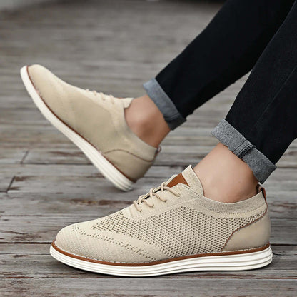 Breathable Mesh Casual Oxford Shoes