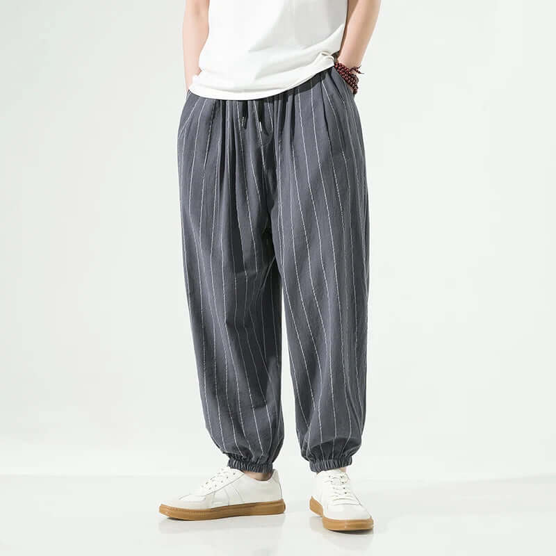 Pinstripe Athleisure Joggers