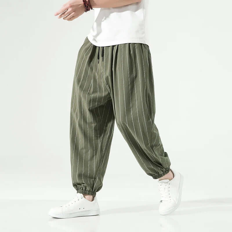 Pinstripe Athleisure Joggers