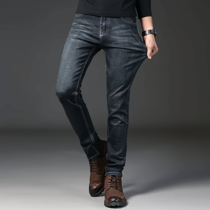 Regular Straight Leg Jeans - Slim Fit