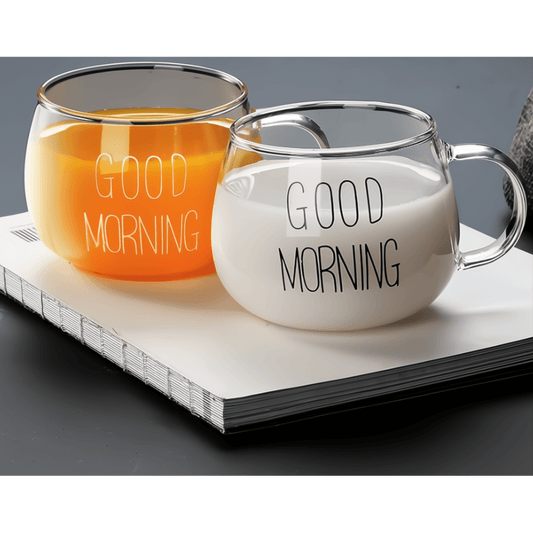 Good Morning Glass Mug