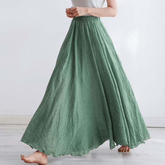 Linen Maxi Skirt