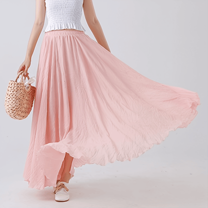 Linen Maxi Skirt